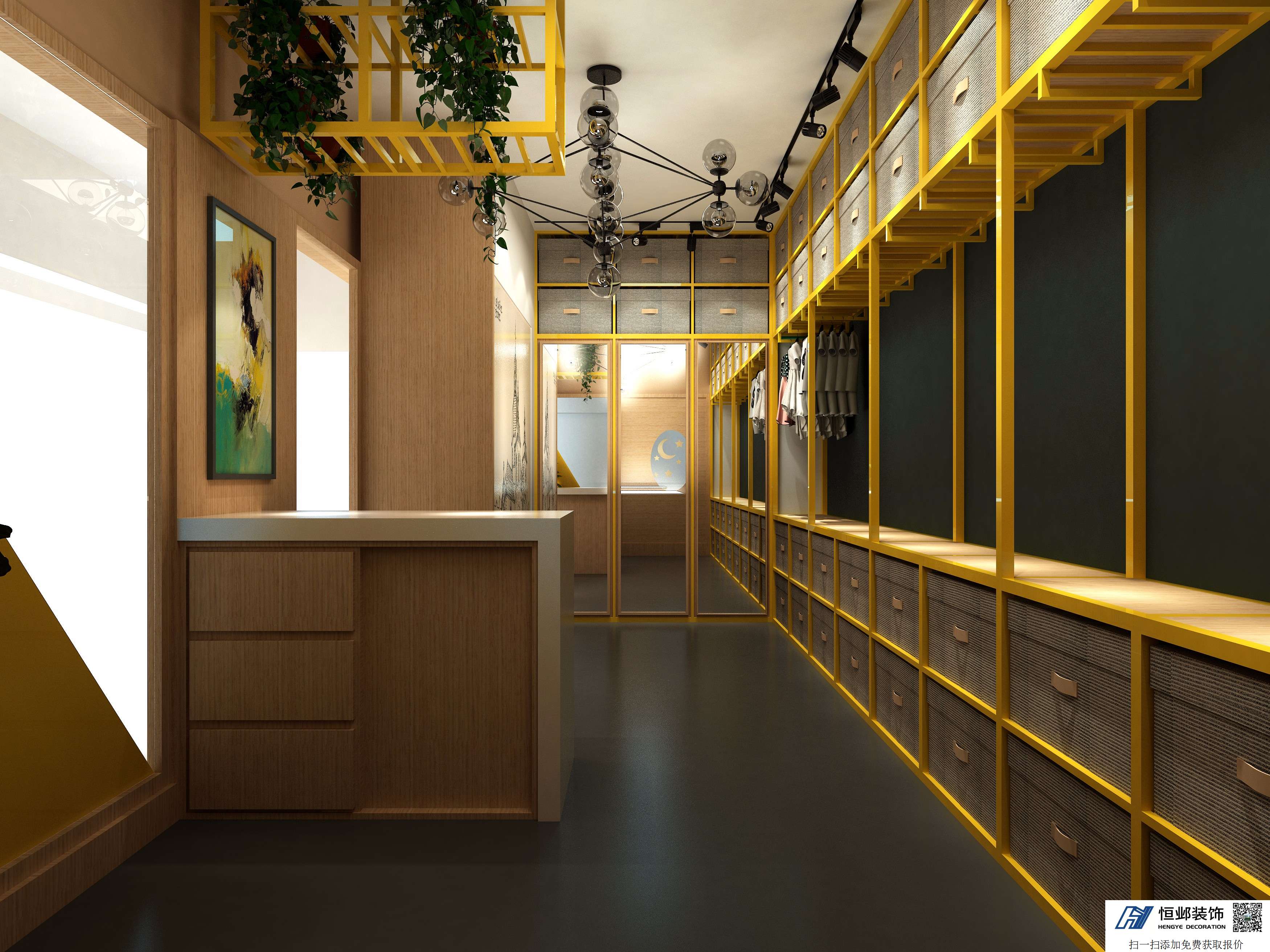 童装店设计方案 - 杭州工装装修_杭州办公室装修设计_杭州店铺装修