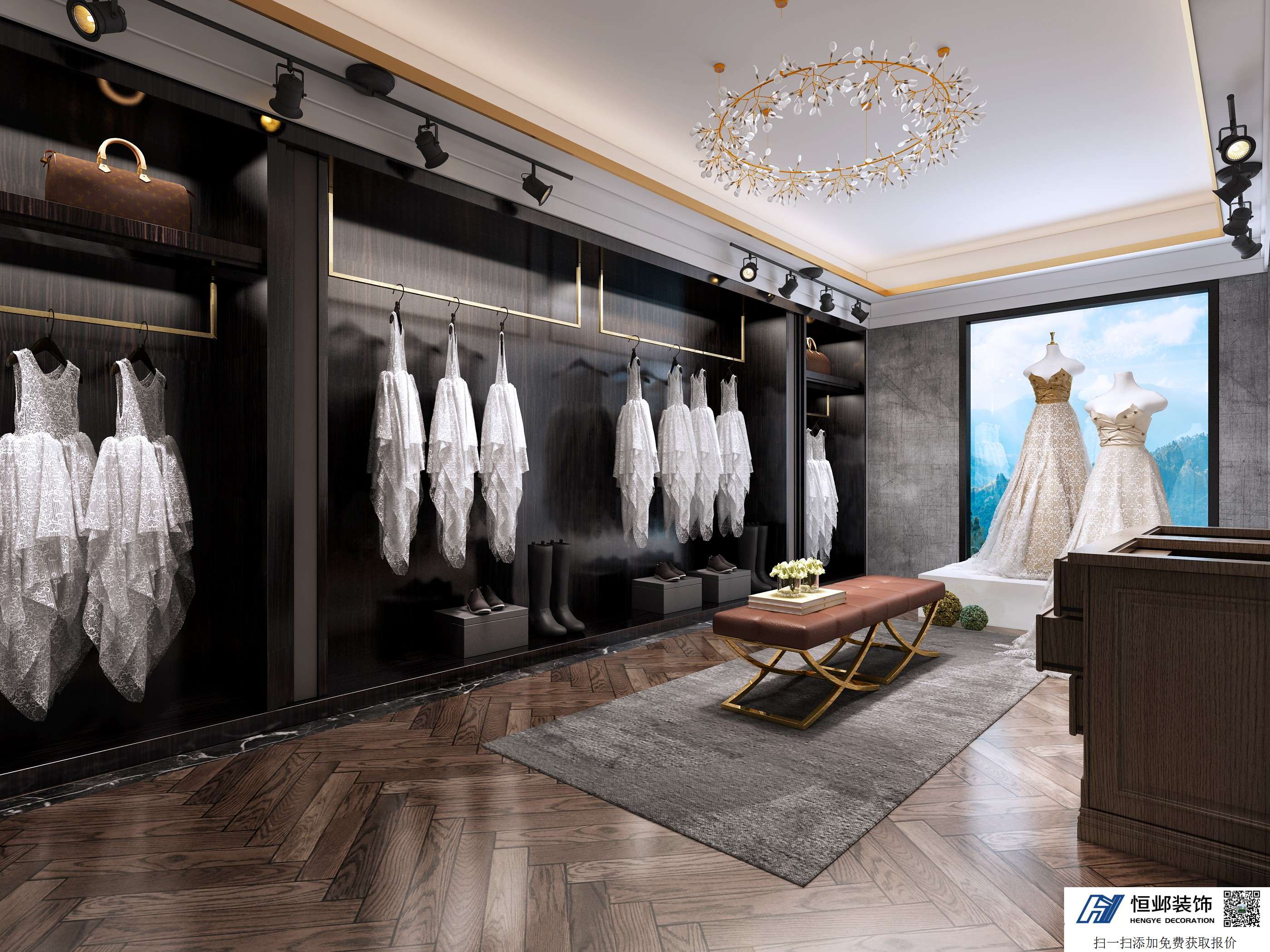 "私人订制"影楼设计案例 - 杭州工装装修_杭州办公室装修设计_杭州