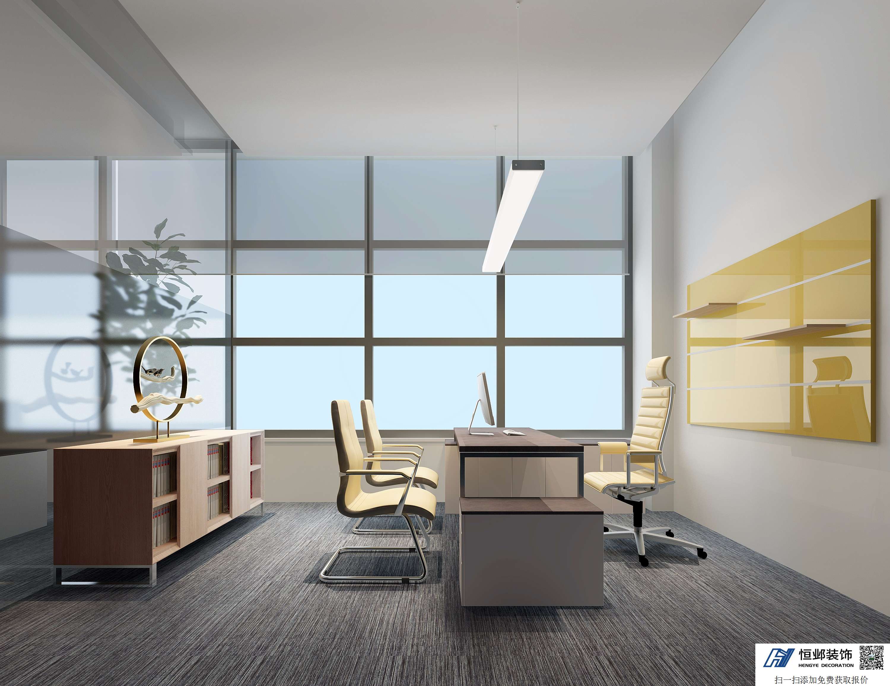 广告公司办公室设计方案 - 杭州工装装修_杭州办公室装修设计_杭州