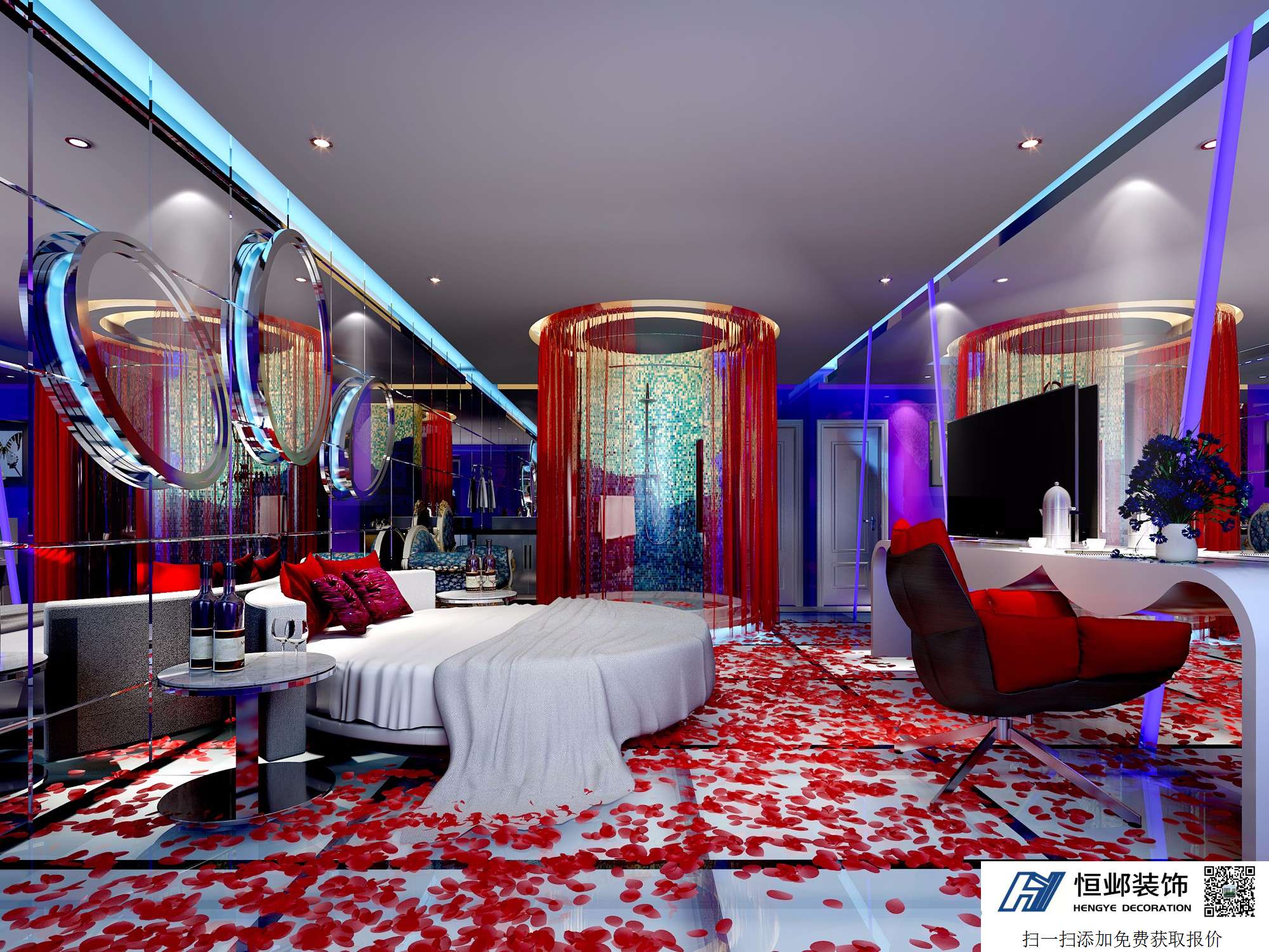 365主题宾馆设计案例 - 杭州工装装修_杭州办公室装修设计_杭州店铺